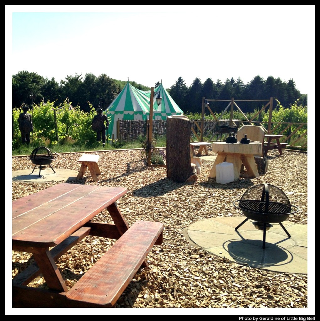 Glamping-Leeds-castle-barbecue-area