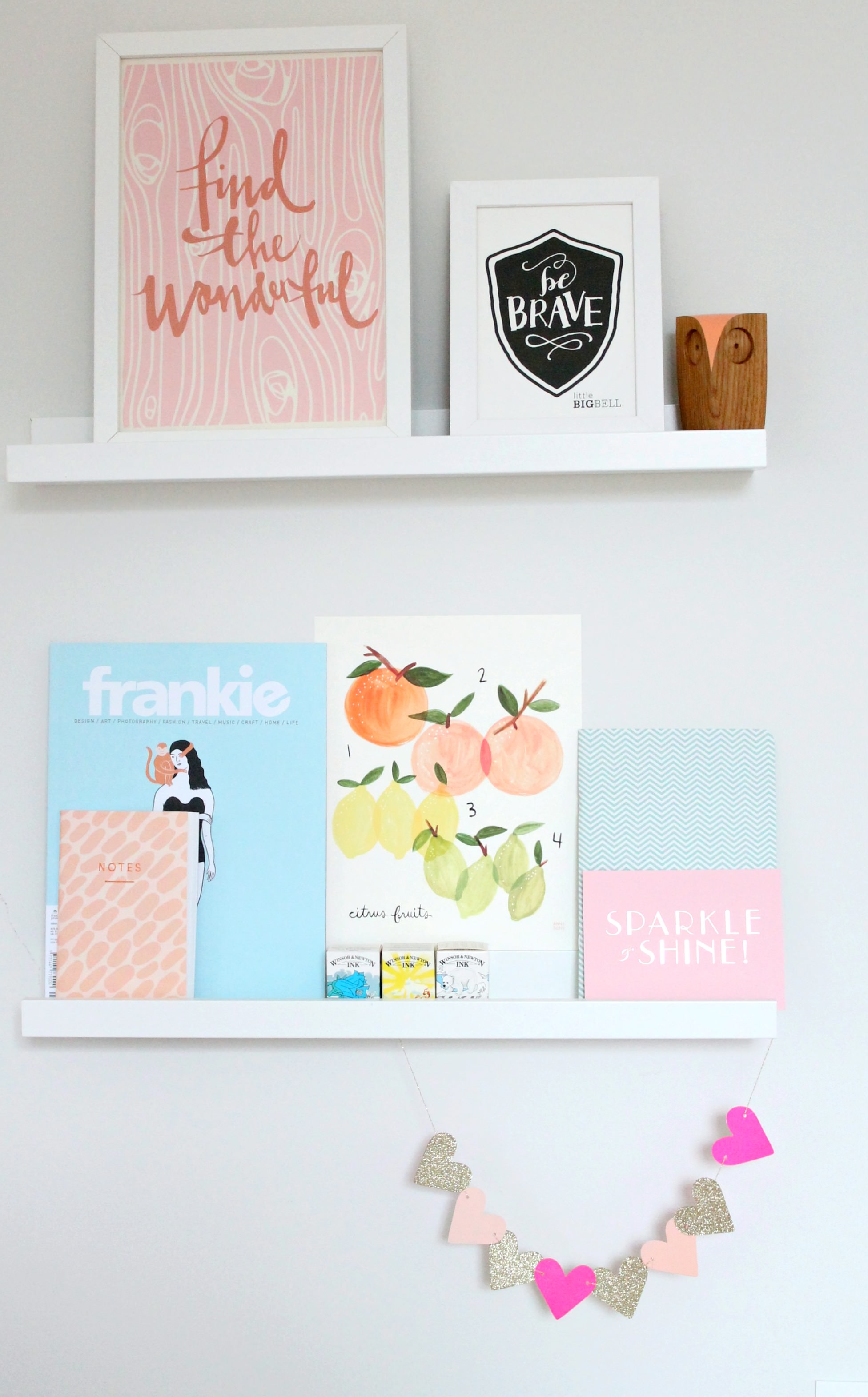 Copper-blush-Dulux-colour-of-the-year-and Minted-print-Little-Big-Bell