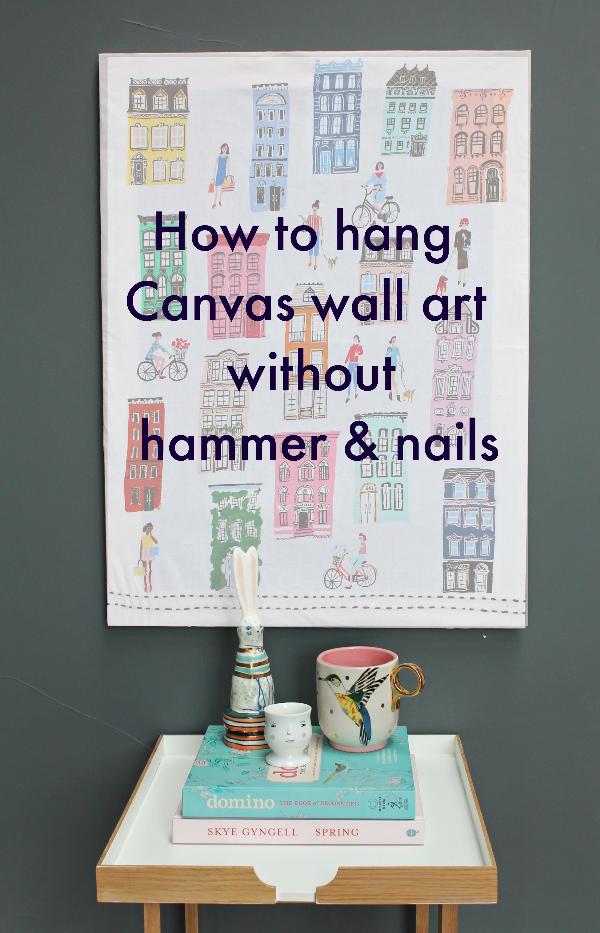 Hanging Picture Frames On Wall Without Nails How To Hang Stuff On