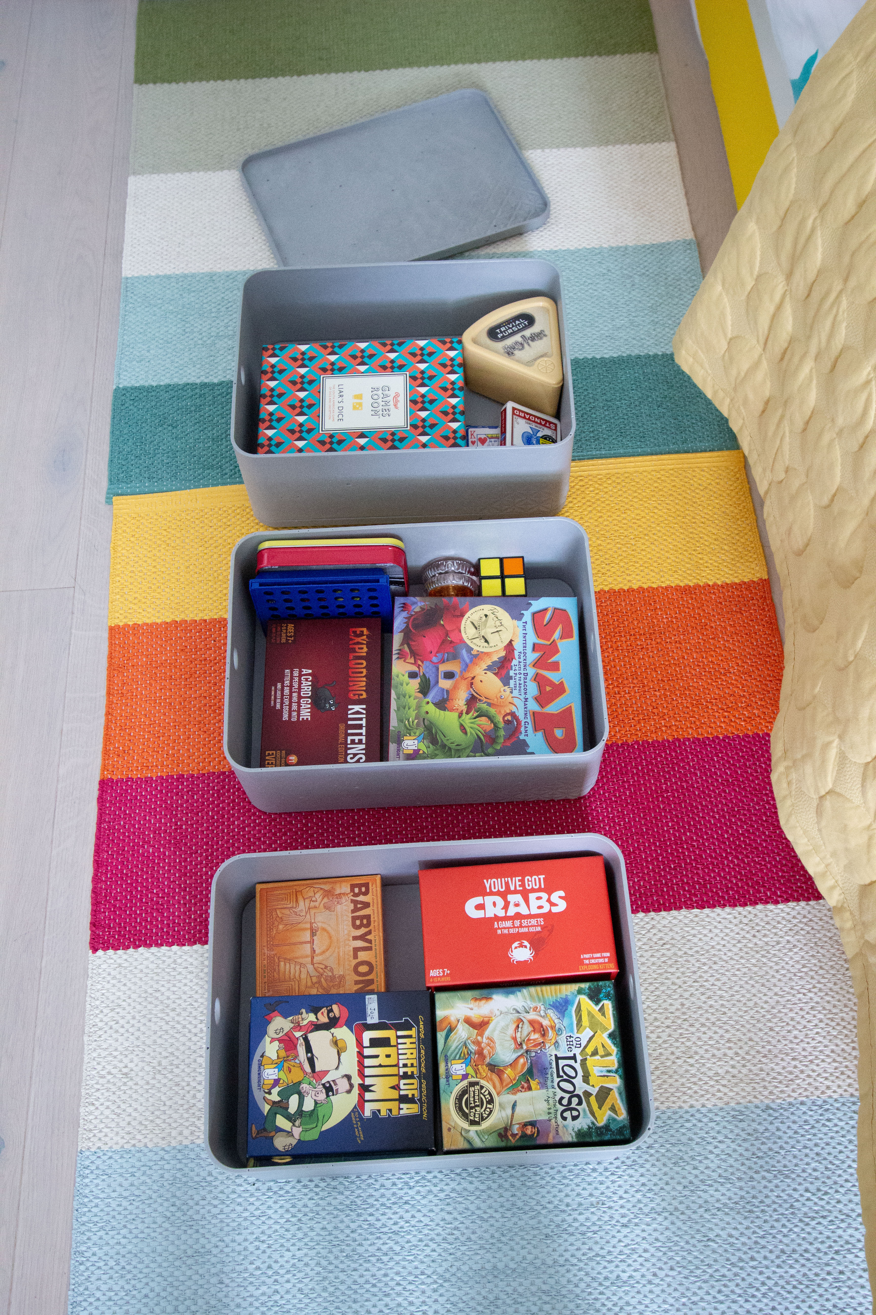 Onverbiddelijk onbekend Inactief Beton boxes Curver's storage solution suitable for a boy's room