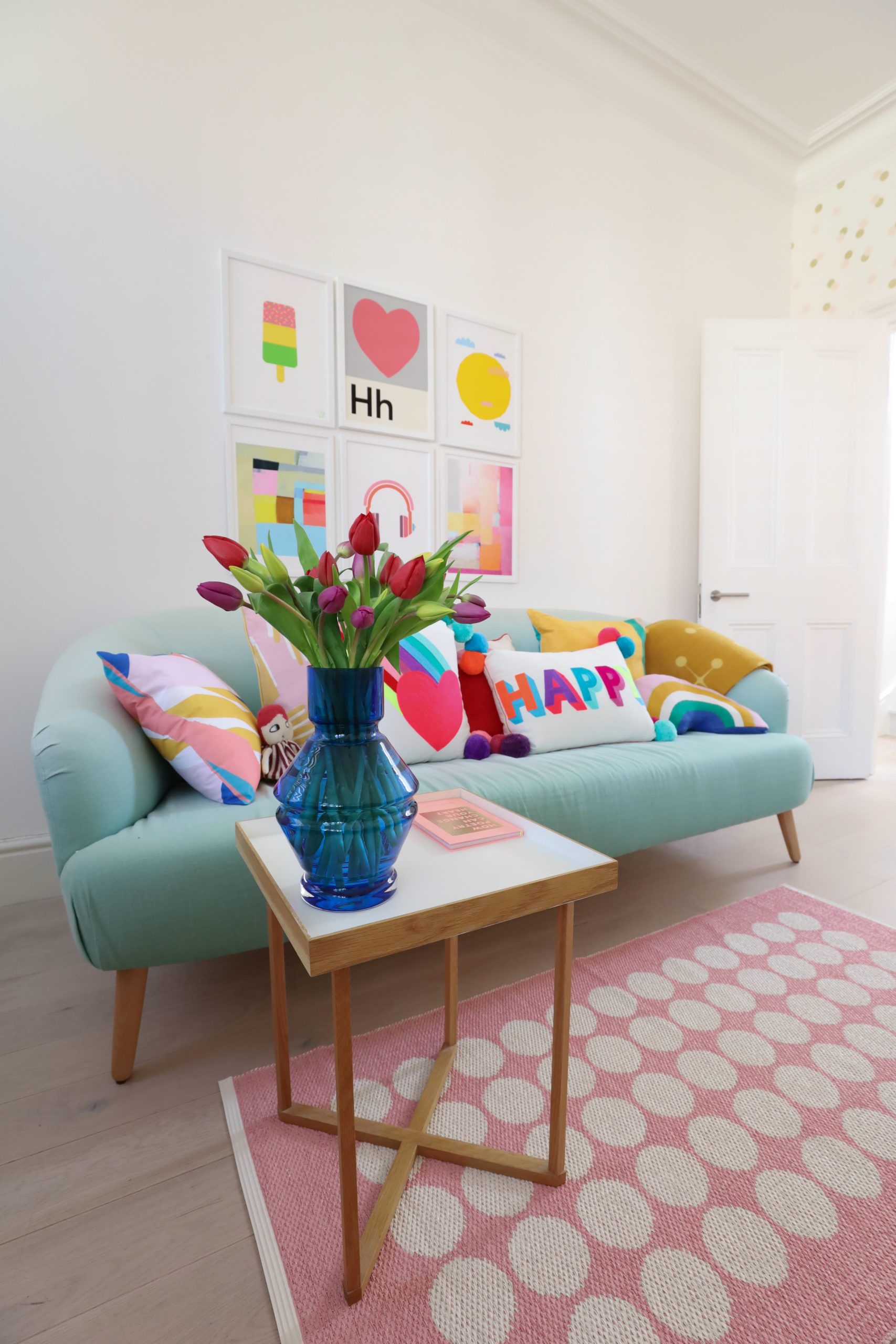 home with colours on a budget