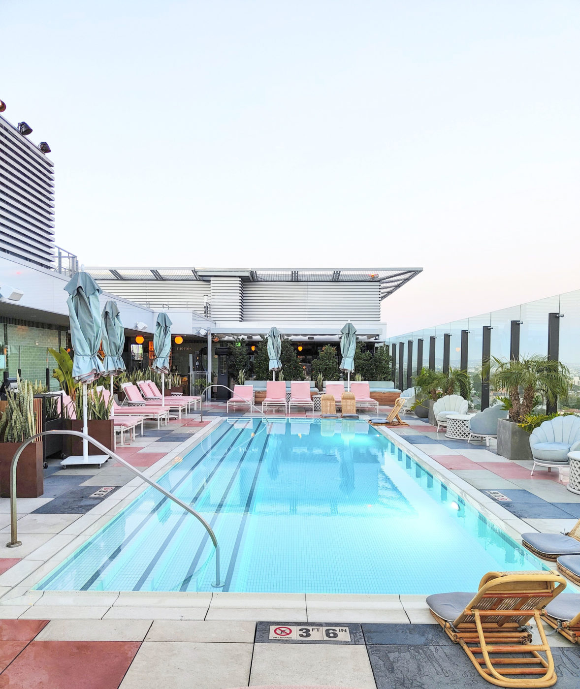 LA travel guide Pendry west hollywood.