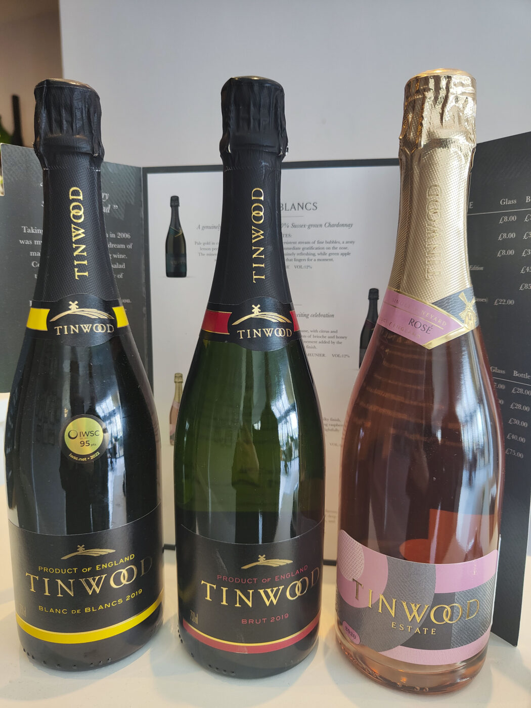 Tinwood estate wine tasting in uk